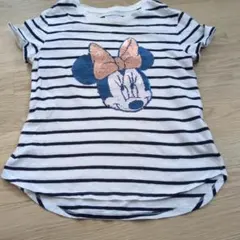 GAPKIDS ミニーマウス スパンコール ラウンド型Tシャツ 150cm XL