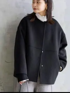 JOURNAL STANDARD ノーカラーショートコート　サイズ36