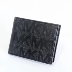 【海外限定品】MICHAEL KORS 二つ折り財布 ブラック カード 札入れのサムネイル