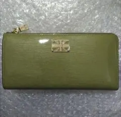 ライトグリーン系統 Ｌ字ファスナー長財布 新品未使用 パトリックコックス