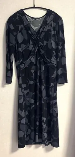 ローラアシュレイ ひざ丈ワンピース