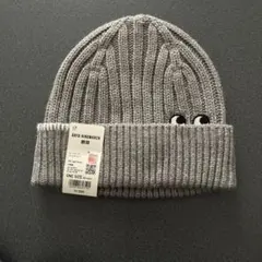 ANYA HINDMARCH アニメ　ユニクロ　コラボ　グレー　ニット帽