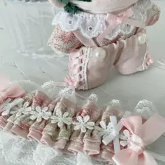 10cm 12cm ぬいぐるみ服 ぬい服(花間/桃)