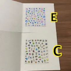 たまごっち ネイルシールコレクション C、 E