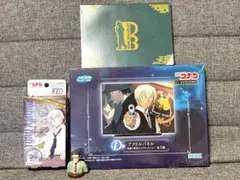 【4点セット】コナン アクリルパネル D賞 安室透 漆黒の特急／パズル／メモ帳他