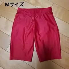 ショートスパッツ　Mサイズ　赤　スポーツ