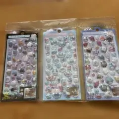 値下げ！ぷくぷくシール 3パックセット