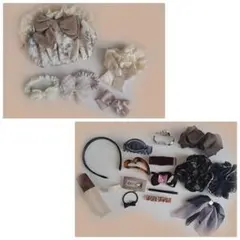 ヘアアクセサリー ポーチ ジェラートピケ スナイデル クレイサス