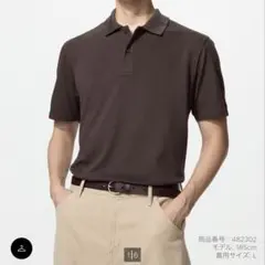 UNIQLO ポロシャツ ブラウン M ユニクロ
