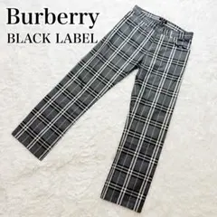 BURBERRY BLACK LABEL ノバチェック 73 ボタンフライ