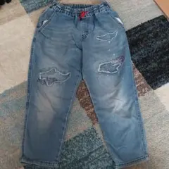 ダメージ加工デニムパンツ 120サイズ