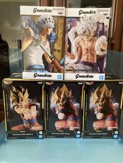 値下げ格安未開封ワンピース Grandistaトラファルガー.LAWとギア5 他