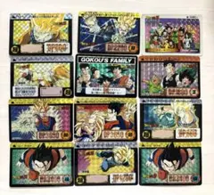 当時品 ドラゴンボール Z カードダス キラカード プリズム 12枚セット