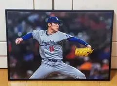 LAドジャース 佐々木朗希 MLB！A3サイズポスターフレーム付き