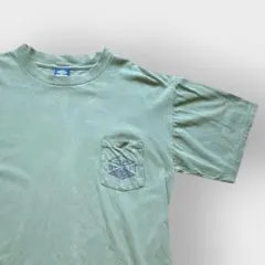 90s USA製 UMBRO 両面プリント ポケットTシャツ シングルステッチ