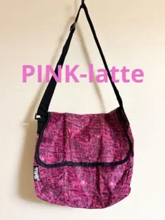 PINK-latte ピンクラテ メッセンジャーバッグ•ショルダーバッグ ピンクのサムネイル
