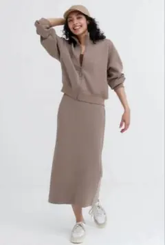 ドライスウェットナローマキシスカート　ユニクロ　UNIQLO XL