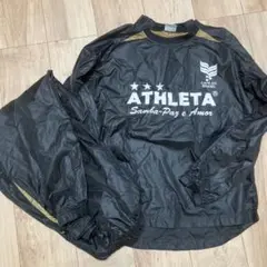 美品　ATHLETA ピステ上下 ブラック Sサイズ