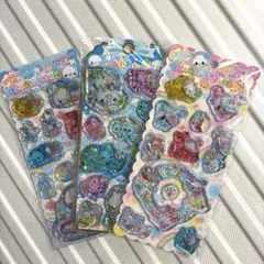 ぷくぷくあわわちゃん　キラうさツインズウォーターインシール　平成レトロ　正規品