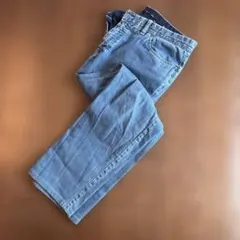 【月末限定最終価格】ブリオーニ　刺繍ロゴ ブルーデニムパンツ　ジーンズ 2025年最新】Brioni デニム・ジーンズの人気アイテム - メルカリ