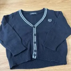 COMME CA ISM 黒 カーディガン 90