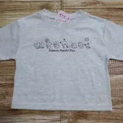 新品 未使用 ポケピース 半袖 Tシャツ 女の子 グレー 110
