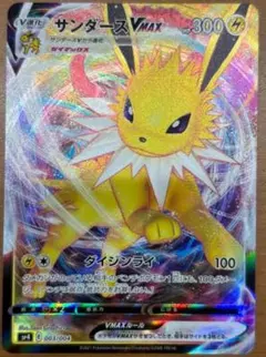 ポケカ　　ポケモンカード　サンダースvmax　プロモ　イーブイヒーローズ