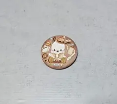 サンリオキャラクターズ刺繍缶バッジ　ポチャッコ