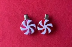 くるくるキャンディー　ヘアピン（2個）