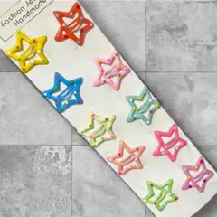 パッチンピン⭐️ヘアピン キッズ アクセサリー 髪飾り 髪留め かわいい 10個