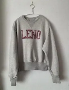 LENO CROPPED SWEAT SHIRT<NEON NEP>