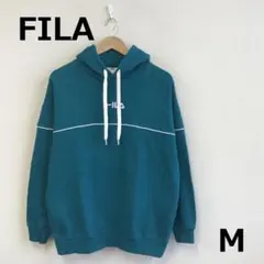 最終　A1112C06【FILA】ロゴ刺しゅうプルオーバーパーパーカー