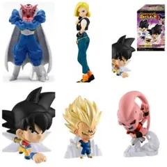 新品ドラゴンボール フィギュア ガチャガチャ　孫悟空　ベジータ　魔人ブウ　18号