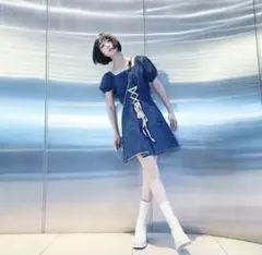 あのちゃん着用　デニムワンピース