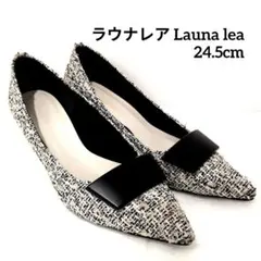 ラウナレア Launa lea バックルポインテッドトゥパンプス　24.5cmのサムネイル