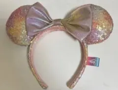 ディズニー シー 40周年限定 カチューシャ ピンクスパンコール