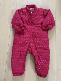 ドット柄 ジャンプスーツ