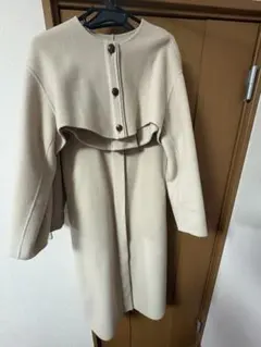 【美品】CELFORD ロングコート アイボリー 上品 きれいめ 通勤 美品】CELFORD ロングコート アイボリー 上品 きれいめ 通勤 - メルカリ