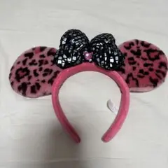 ミニー ヒョウ柄 カチューシャ