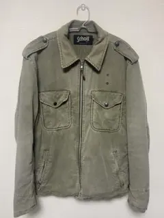 Schott オリーブグリーン ミリタリージャケット