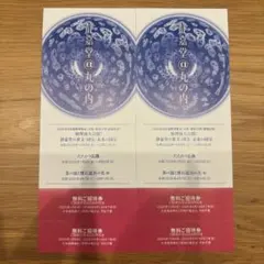 静嘉堂文庫美術館　無料招待券4名分　　匿名配送のサムネイル