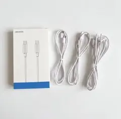 ✨新品未使用✨USB-C 充電ケーブル 3本セット 2m×1 1m×2 ホワイト