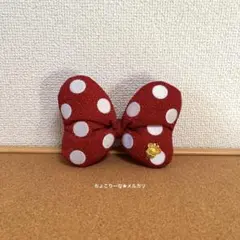 ディズニーリゾート限定　ミニーちゃん　スクバ　大きなリボン　ヘアゴム　BIG