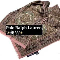 ポロ ラルフローレン　スカーフ　ボタニカル　カラフル　美品のサムネイル