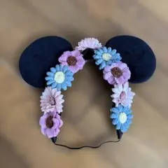 東京ディズニーリゾート カチューシャ 花柄