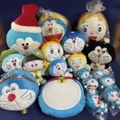 ドラえもん　ドラミちゃん　ぬいぐるみ／フィギュア18個セット