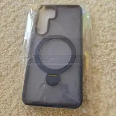 マグネット式リング付き紺色ケース