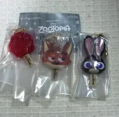 ズートピア アイスキャンディチャーム ジュディ ニック アイスキャンディ 3点