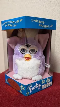 未使用 トミー Furby 初代 ファービー シャンパン ラメ ホワイト 白