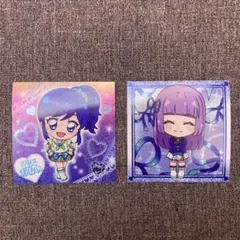 アイカツ ステッカー ウエハース 霧矢あおい 氷上スミレ